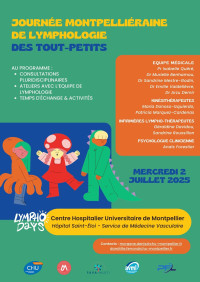 Journée montpelliéraine de lymphologie des tout-petits