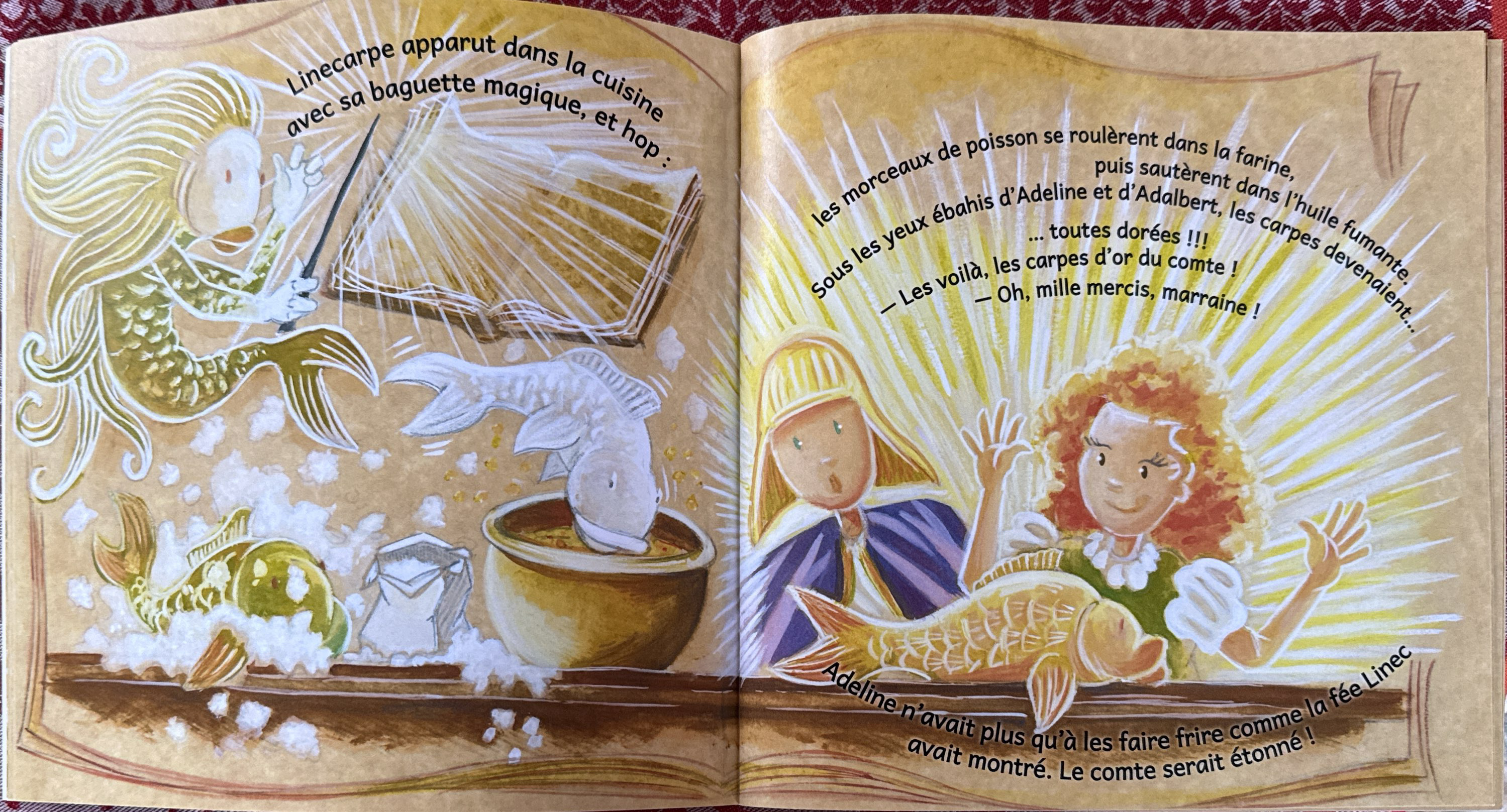 <center>Adeline et la carpe d'or -Cliquez pour commander en ligne</center> adeline et la carpe d'or